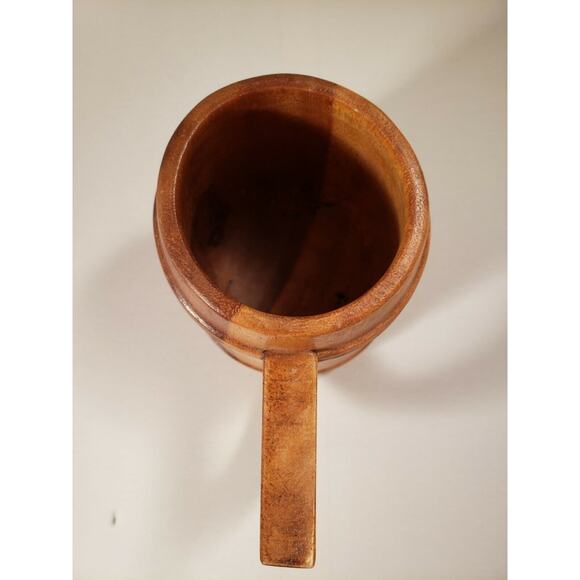 San Miguel Philippines Beer Mug Stein Wood - Picture 7 of 8